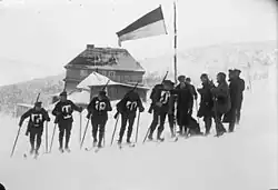 German military patrol in Giant Mountains in 1932