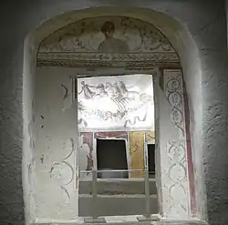 Roman tomb with frescoes from the 2nd century CE