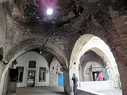 One of the domes over on the upper floor gallery around the main courtyard
