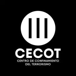 The black and white logo of the Terrorism Confinement Center