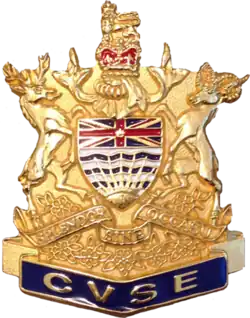 Badge cap of the CVSE