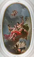 Longhi Room - Ceiling by Giambattista Tiepolo