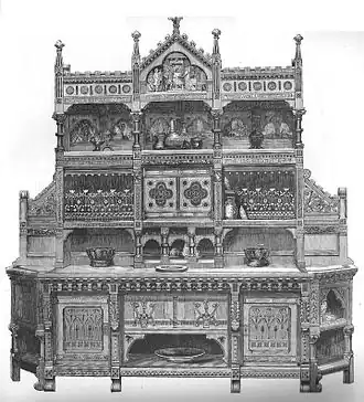 Sideboard (1867), designed by Bruce James Talbert.