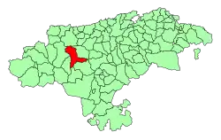 Location of Cabuérniga