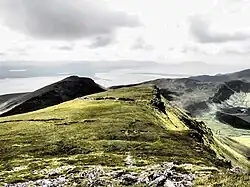 Hill fort from summit