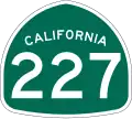 State Route 227 marker