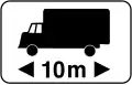 Large-size trucks having overall length exceeding the specified length