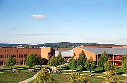 View of the central university campus