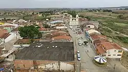 Aerial view of downtown São Brás