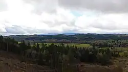 View of valley from Ceres Hill, 2025