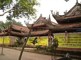 View of Tây Phương pagoda.