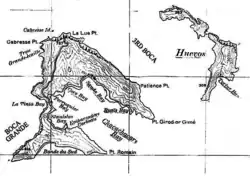 Map of Chacachacare (1927)
