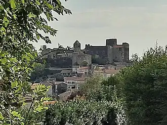 Château of Chalus and Church of Sainte-Foy