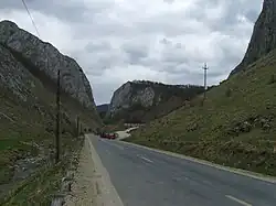 Cheile Aiudului seen from west