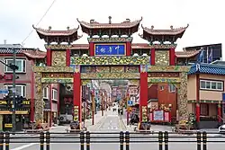 The Gate of the Incheon Chinatown, South Korea. This is the only official Chinatown in the country
