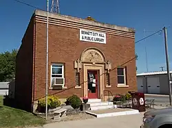 City hall and library