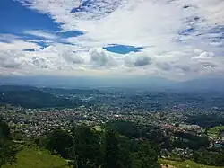 Kathmandu valley as seen from the Shivapuri hills