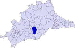 Location of the municipality of Coín