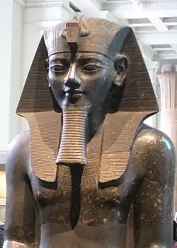Amenhotep III statue in the British Museum