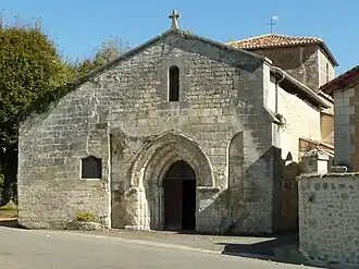 The church in Combiers