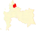 Location of Florida commune in the Biobío Region