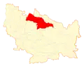 Location of San carlos commune in Ñuble Region