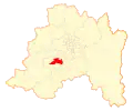 Location of the Talagante commune in the Santiago Metropolitan Region
