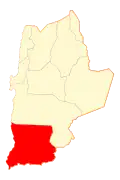 Map of Taltal commune in Antofagasta Region
