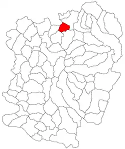 Location in Caraș-Severin County