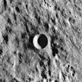 Copernicus H crater with subtle dark-halo