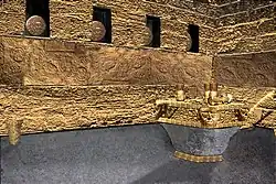A digital reconstruction of the room when it was filled with gold, according to the description of Inca Garcilaso de la Vega