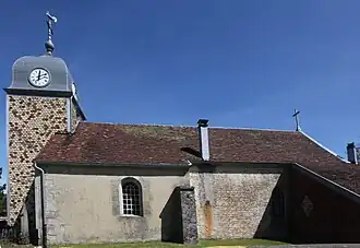 The church in Crouzet-Migette