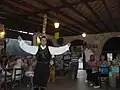 Cyprus folk dance with glasses in Paphos.