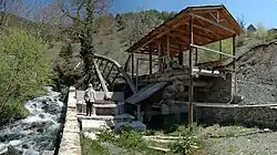 A sawmill in Armata, on mount Smolikas, Epirus, Greece