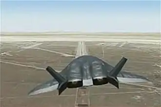 HTV-3X on approach to Edwards Air Force Base