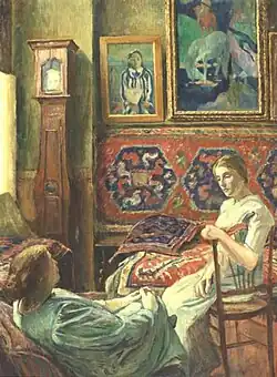 Conversation in the Atelier.