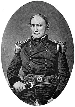 General David Twiggs during the time of the Mexican–American War