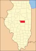 DeWitt County from its creation in 1839 to the splitting off of Piatt County in 1841