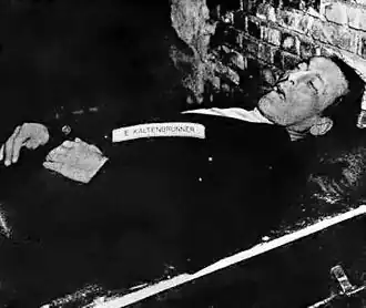 The body of Ernst Kaltenbrunner