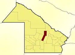 Location of Quitilipi Department within Chaco Province