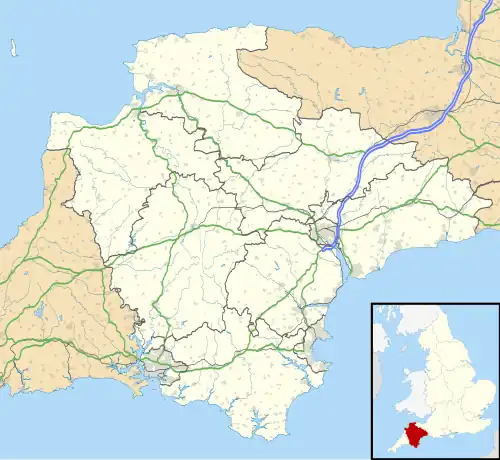 Exwick is located in Devon