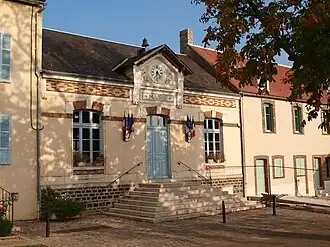 The town hall in Diges