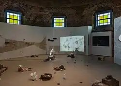 When Spirituality Was a Baby, exhibition by artist Dineo Seshee Bopape in the City Dome, Collective, 2018. Photo: Tom Nolan