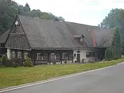 A typical log house