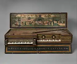 Double virginal (1581) by Hans Ruckers the Elder. (MET 29.90)