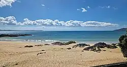 The expanse of Doubtless Bay viewed from Cable Bay