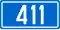 D411 state road shield