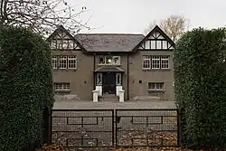 Exterior of the University's Boat Clubhouse.
