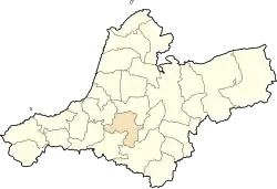 Location of Aïn Témouchent, Algeria within Aïn Témouchent Province