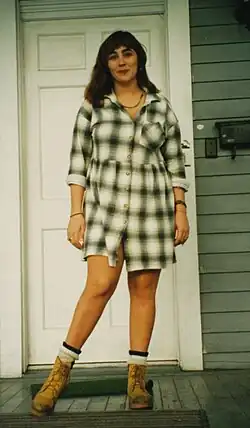 A 1990s shirtdress.